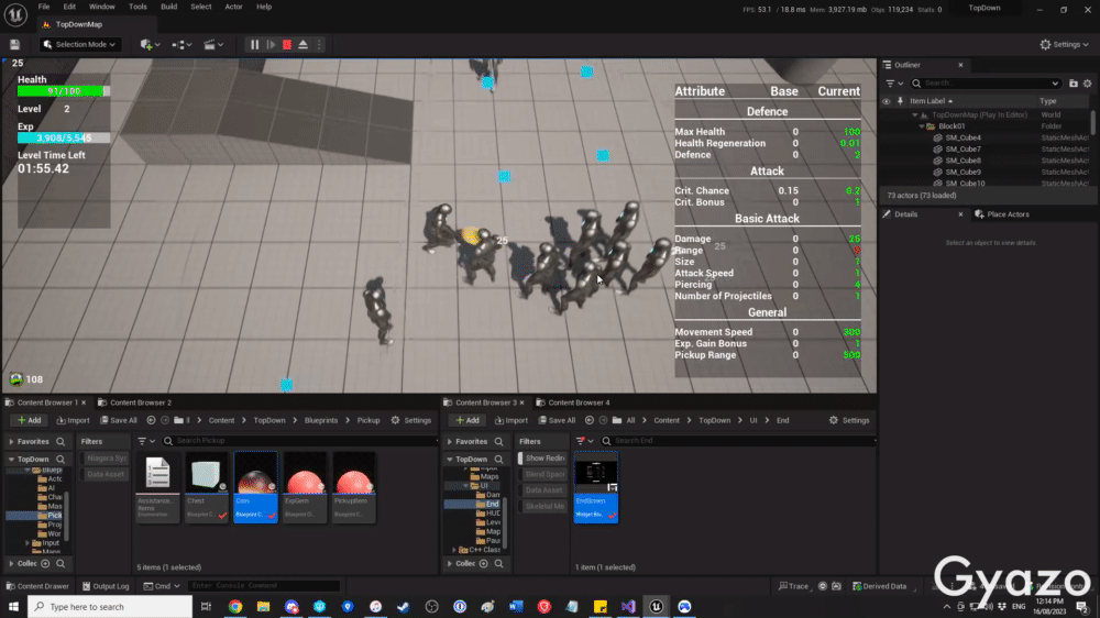 Top Down Shooter Project – Aythan Maconachie